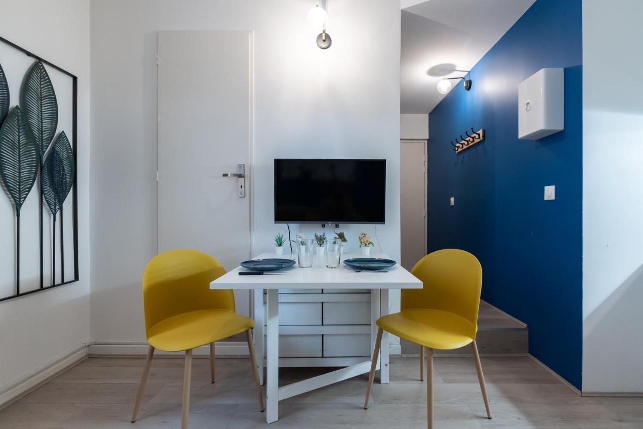 Studio Blue Confort , Proche Gare Part Dieu Apartment Villeurbanne Ngoại thất bức ảnh