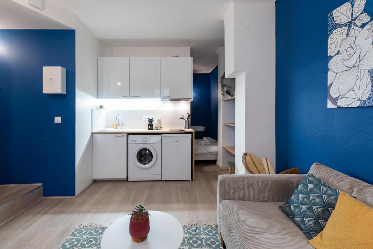 Studio Blue Confort , Proche Gare Part Dieu Apartment Villeurbanne Ngoại thất bức ảnh
