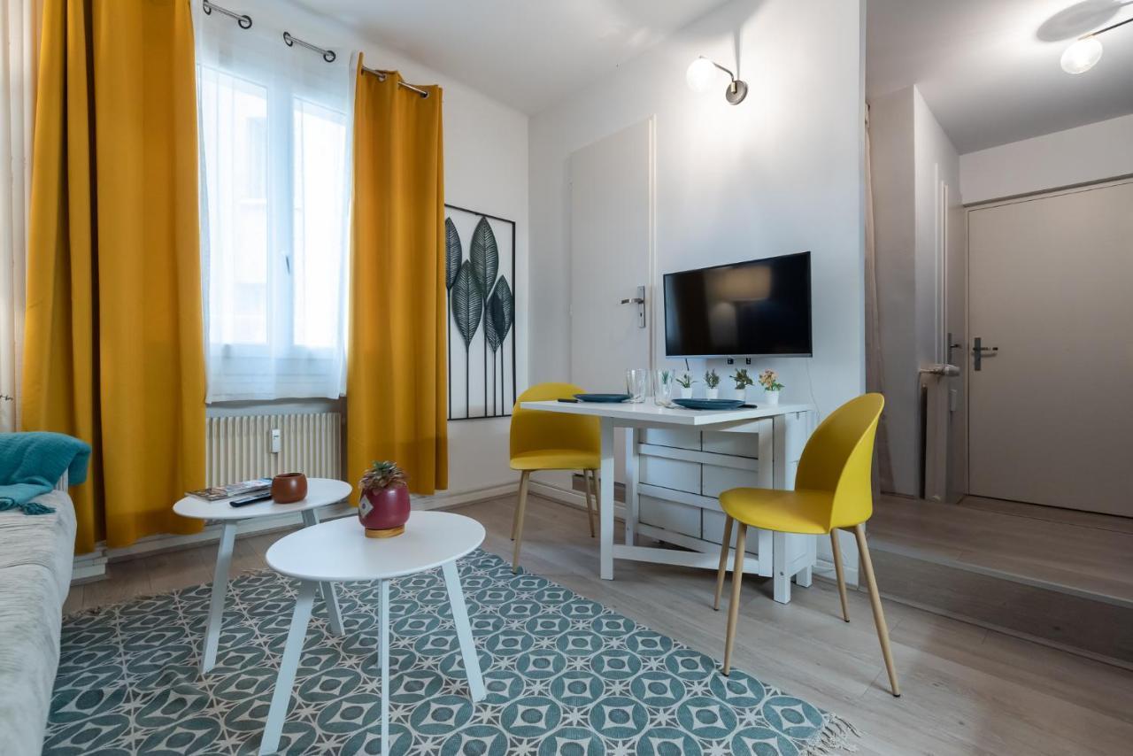 Studio Blue Confort , Proche Gare Part Dieu Apartment Villeurbanne Ngoại thất bức ảnh